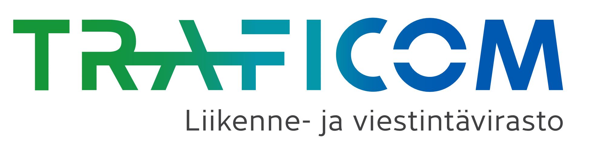 Logo of organization Transport- och kommunikationsverket Traficom